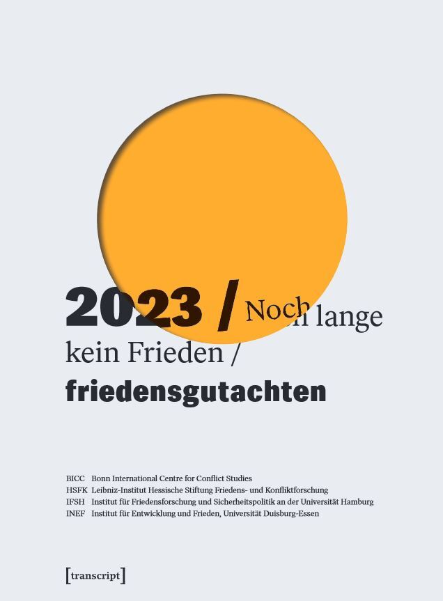 Cover des Friedensgutachtens 2023.